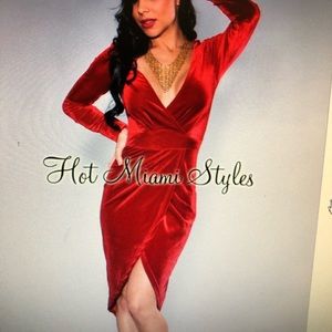 Hot Miami styles Knee length dress